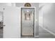 An elevator inside a home for easy transport between floors with a gold-colored gate at 4195 Des Prez Ct, Hernando Beach, FL 34607