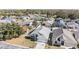 An aerial view of the neighborhood, showcasing well-maintained homes and landscaping at 7911 Floradora Dr, New Port Richey, FL 34654