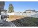 Spacious backyard featuring a white fence and room for outdoor activities at 7911 Floradora Dr, New Port Richey, FL 34654