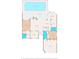 Detailed floor plan showcasing the layout of the home, including room dimensions and spatial relationships at 8701 Braxton Dr, Hudson, FL 34667