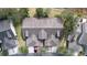 Aerial view of the well maintained property with the tandem garages and beautiful roof at 11212 Port Douglas Dr, New Port Richey, FL 34654