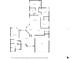 Detailed floor plan showcasing the layout, including the primary bedroom, kitchen, living room, and garage at 13481 Pullman Dr, Spring Hill, FL 34609