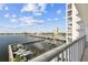 Unit offers a spacious outdoor balcony that overlooks boat docks and waterfront at 2 Adalia Ave # 602, Tampa, FL 33606