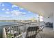 Relax on your balcony with views of the waterfront and boat docks at 2 Adalia Ave # 602, Tampa, FL 33606