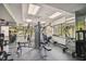 Well-equipped community gym with weight machines and mirrored walls for workouts at 2 Adalia Ave # 602, Tampa, FL 33606