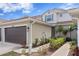 Charming two-story townhome with a one-car garage and a well-maintained landscaped front yard at 5286 Neil Dr, St Petersburg, FL 33714