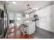 Modern kitchen with stainless steel appliances and a kitchen island at 5502 N 9Th St, Tampa, FL 33604