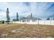 Charming single-story home with a white picket fence, tidy landscaping, and a well-maintained front yard at 701 63Rd S St, Gulfport, FL 33707
