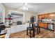 Eat-in kitchen with plenty of natural light and room for a small table with seating for two at 701 63Rd S St, Gulfport, FL 33707