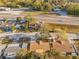 Aerial view of the property showcasing its location and surrounding area at 7507 Betula Dr, New Port Richey, FL 34653