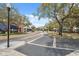 Charming street view with shops, restaurants, street lights, sidewalks, and beautiful landscaping at 800 S Dakota Ave # 323, Tampa, FL 33606