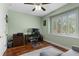 Cozy home office with hardwood floors, natural light, and a relaxing feel at 112 Brent Cir, Oldsmar, FL 34677