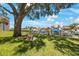 Beautiful waterfront view with a dock and boat slips, perfect for boating enthusiasts at 1125 Pinellas Bayway S # 305, St Petersburg, FL 33715