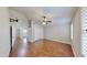 Bedroom with wood floors, neutral paint, closet, and natural lighting at 15901 Benton Ct, Tampa, FL 33647