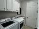 Functional laundry room with modern appliances, ample storage, and a convenient sink at 17736 Hickok Belt Loop, Bradenton, FL 34211