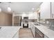 This modern kitchen features stainless steel appliances and stylish backsplash at 239 Freeport Ne Ave, St Petersburg, FL 33702