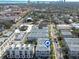 Beautiful aerial view of townhomes in a desirable neighborhood, with skyline views and lush landscaping at 2510 W Cleveland St # 3, Tampa, FL 33609