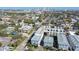 An aerial view of new residential townhomes within a vibrant cityscape neighborhood at 2510 W Cleveland St # 3, Tampa, FL 33609