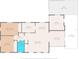 Detailed floorplan showing layout of bedrooms, kitchen, living room, and outdoor spaces at 6353 Spring Hill Dr, Spring Hill, FL 34606