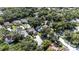 Beautiful aerial view of a neighborhood with tree-lined streets and well-maintained homes at 692 Greenglen Ln, Palm Harbor, FL 34684