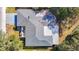 Aerial view of the roof and surrounding landscape, highlighting the property layout at 714 Lemonwood Dr, Oldsmar, FL 34677