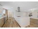 Modern kitchen featuring an island with a white countertop and stainless steel appliances at 934 W Wheeler Rd, Brandon, FL 33510