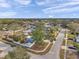 Birds-eye view of a neighborhood featuring tree-lined streets and beautiful residential properties at 9394 117Th Ave, Largo, FL 33773