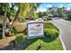 Elegant community sign reads 'Baypointe Preserve' amid lush landscaping, welcoming residents and guests at 11901 4Th N St # 6303, St Petersburg, FL 33716