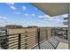 Condo balcony featuring sleek metal railings and expansive city views on a sunny day at 1208 E Kennedy Blvd # 1115, Tampa, FL 33602