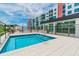 Hot tub provides residents with an area to relax while overlooking the city at 1208 E Kennedy Blvd # 1115, Tampa, FL 33602