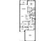 Detailed floor plan showcasing the home's layout with clearly labeled rooms and dimensions at 12419 Hearts Ease St, Venice, FL 34293