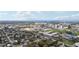 Expansive aerial view showcasing the cityscape with a clear sky and distant water views at 4221 W Spruce St # 1414, Tampa, FL 33607