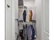 Organized closet space with shelving, hanging rods, and room for storage containers, creating a functional storage area at 605 12Th N Ave, St Petersburg, FL 33701