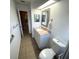 Bathroom featuring vanity with granite countertop and tile floors at 7044 Everest St, Spring Hill, FL 34606