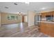 Kitchen with stainless steel appliances, wood cabinets and island at 14350 Hill Country Rd, Brooksville, FL 34614