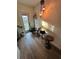 Dining area with tile floors and decorative light fixture at 2301 46Th S St, St Petersburg, FL 33711