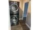 Laundry room with stackable washer and dryer at 2301 46Th S St, St Petersburg, FL 33711