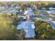 Birds-eye view of the neighborhood and home at 4077 Ramona Dr, Spring Hill, FL 34606