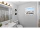 Bright bathroom featuring modern fixtures, clean lines, and a serene atmosphere for relaxation at 4306 Goldcoast Ave, Spring Hill, FL 34609