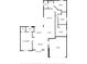 Detailed floor plan of the home, showcasing room dimensions and layout, including bedrooms and living spaces at 4306 Goldcoast Ave, Spring Hill, FL 34609