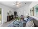 Comfortable living room featuring modern furniture, natural light, and an open floor plan at 4306 Goldcoast Ave, Spring Hill, FL 34609