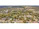 Scenic aerial shot of a residential neighborhood with abundant tree cover at 14329 14Th St, Dade City, FL 33523