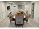 Modern dining area with natural light, contemporary furniture, and stylish design elements in a modern color palette at 2613 E 23Rd Ave, Tampa, FL 33605