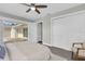 Spacious bedroom with access to the outdoors and a large closet for ample storage at 1230 75Th N Ave, St Petersburg, FL 33702