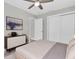 Inviting bedroom features neutral colors, modern furniture, and ample storage at 1230 75Th N Ave, St Petersburg, FL 33702