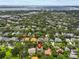 Expansive aerial view of home's location near bay, surrounded by lush foliage at 2603 W Parkland Blvd, Tampa, FL 33609
