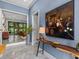 Beautiful foyer with stylish decor, access to living areas, and a glimpse of the home's thoughtful design at 2603 W Parkland Blvd, Tampa, FL 33609