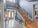 Grand foyer with high ceilings, staircase, and stylish decor creating an inviting entrance at 2603 W Parkland Blvd, Tampa, FL 33609