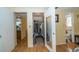 Spacious walk-in closet provides ample storage with organized shelving and hanging space at 3054 Bright Dr, Holiday, FL 34691