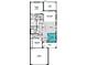 Detailed floorplan showcasing the layout of the home with designated areas for living, dining, and sleeping at 6206 Timberdale Ave, Wesley Chapel, FL 33545